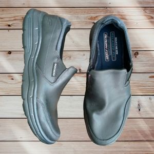 Mens Skechers Relaxed Fit Memory Foam Slip ons 10